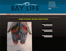 Tablet Screenshot of baylifeassemblyofgod.com